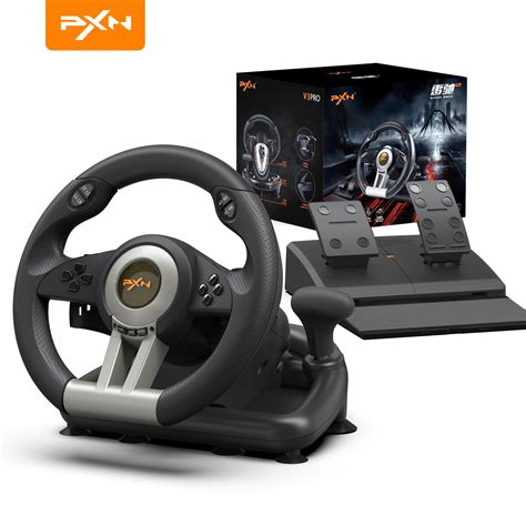 Buy PXN V3II PC Racing Wheel Game Steering Wheel, Driving Wheel Volante PC 180 Degree Universal ...