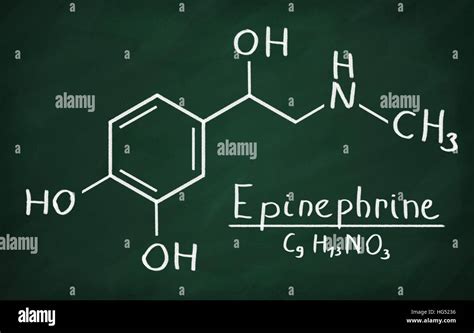 Chemical Structure Of Epinephrine