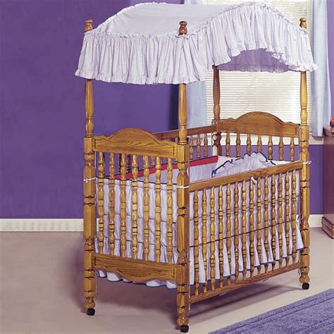 Child Craft Crib, 4-Poster, Chesapeake Bay Collection, Oak Finish