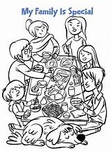 Lds Family Coloring Pages sketch template