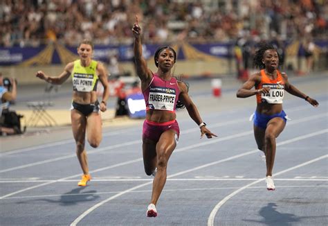 Fraser-Pryce equals world-leading time to win 100 in Paris | AP News