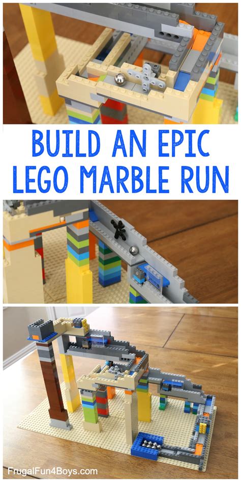 How to Build an EPIC LEGO Marble Run - Frugal Fun For Boys and Girls