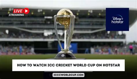 How to Watch ICC Cricket World Cup 2023 on Hotstar - ICC Cricket World Cup