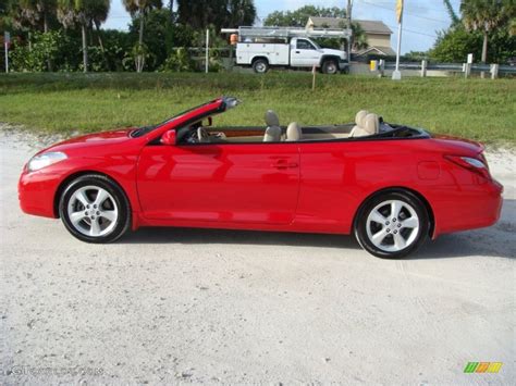 Absolutely Red 2007 Toyota Solara SLE V6 Convertible Exterior Photo #94754602 | GTCarLot.com