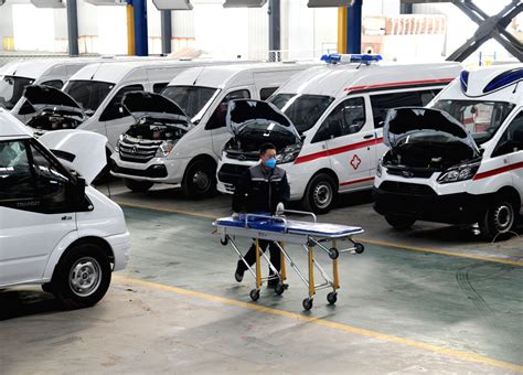 CHINA-SHANDONG-QINGDAO-AMBULANCE-PRODUCTION