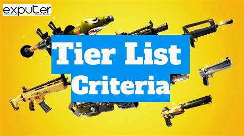 Fortnite Tier List: All Weapons Ranked [October. 2022] (2022)