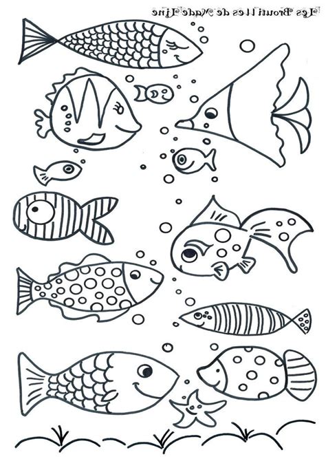 10 Nouveau De Dessin De Poisson A Imprimer Photos | Easy drawings ...