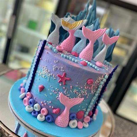 Upside-down Mermaid Cake – Miss Cake