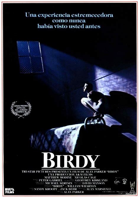 Birdy, Alan Parker | Pajarito, Afiche de cine, Carteles de películas