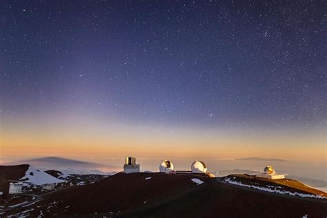 Mauna Kea Observatory Map