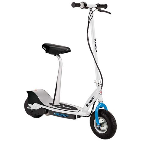 Razor E300 Seat Electric Scooter White | Dressinn