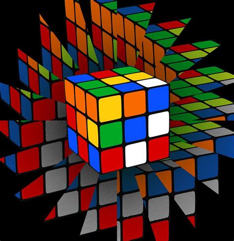 rubik's cube art for sale - Tifany Matteson