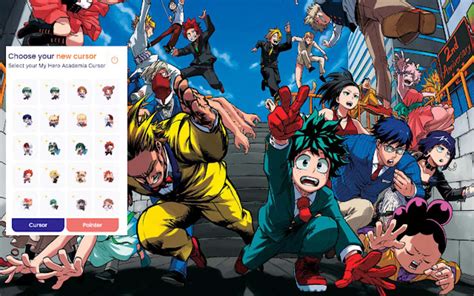 My Hero Academia Anime Cursor for Google Chrome - Extension Download