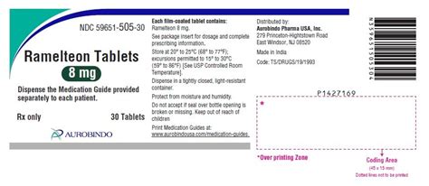 Ramelteon Tablets: Package Insert - Drugs.com