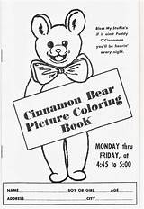 Cinnamon Bear Coloring Book Fun Activity For Kids sketch template