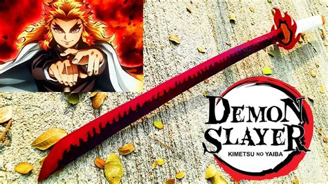 How to make flame hashira's nichirin sword from demon slayer | Rengoku's nichirin blade tutorial ...