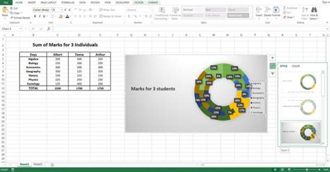 How to Create Doughnut Chart in Microsoft Excel - My Chart Guide