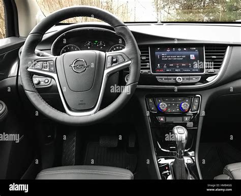 Opel Mokka interior Stock Photo - Alamy