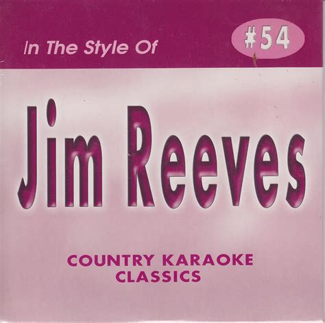 Country Karaoke Classics CDG All Hits of JIM REEVES: Amazon.ca: Music