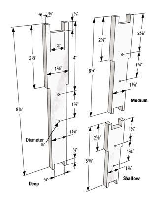 Side bars for your Langstroth hive frames have a wide profile at the top and taper to a more ...