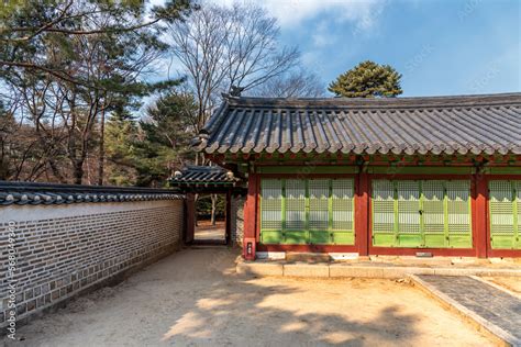 Jongmyo Confucian shrine of the Korean Joseon Dynasty in Seoul, South ...