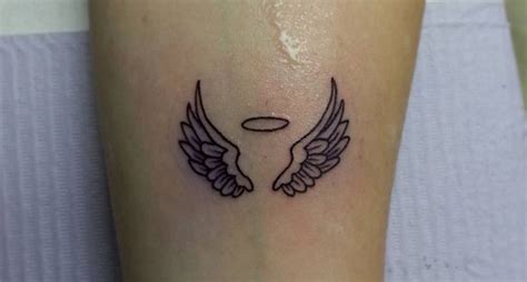 Resultado de imagen para simple angel wings tattoo | Wing tattoo designs, Small angel tattoo ...