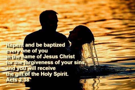 And Peter said to them, “Repent and be baptized every one of you in the ...