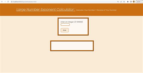 Large Number Exponent Calculator | Devpost