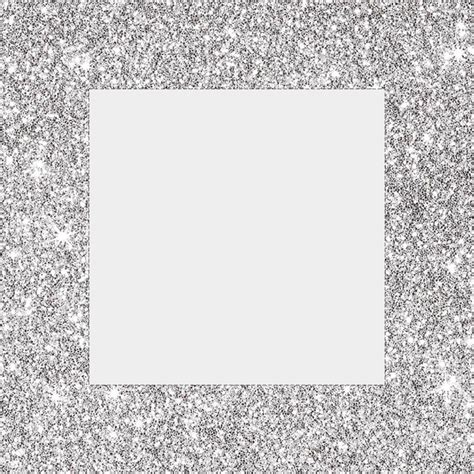 Silver Glitter Border Page Borders Printable Border Clip Art Borders ...