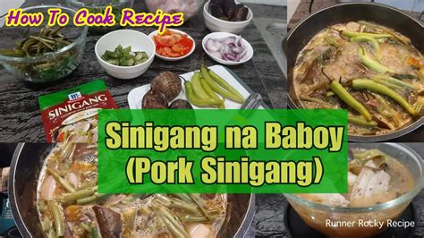 Sinigang na Baboy / Pork Sinigang (with Okra, Talong, Gabi, and ...