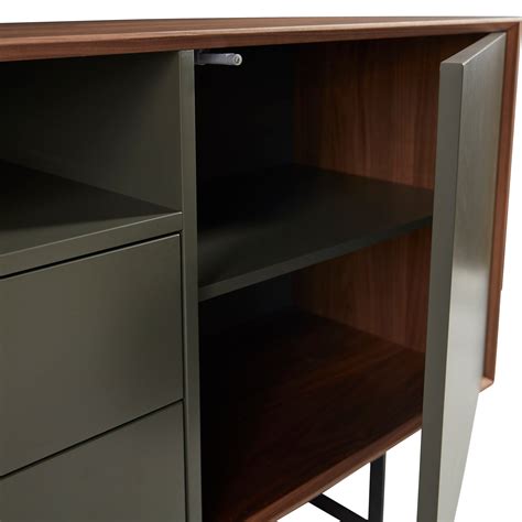 Black & Wood Office Credenza w/ Modern Design – ComputerDesk.com