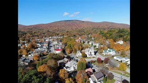 Ludlow, VT Downtown Drone - YouTube