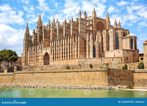 Famous Cathedral of Palma De Mallorca Stock Photo - Image of gothic, majorca: 154359192