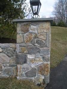 stone pillar | Stone pillars, Stone driveway, Farm gate entrance