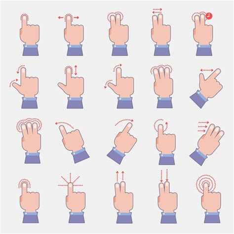 Set of hands making finger gestures 2179120 Vector Art at Vecteezy