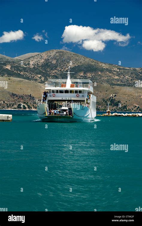 Argostoli Lixouri Ferry, Lixouri Paliki Peninsula, Kefalonia, Ionian ...