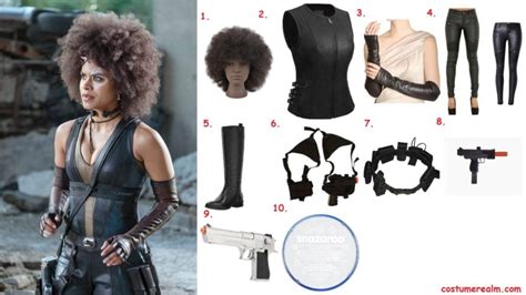 Dress Like Domino From Deadpool Costume Guide, DIY Deadpool Hallowen ...