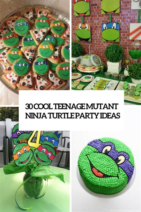 30 Cool Teenage Mutant Ninja Turtles Party Ideas - Shelterness