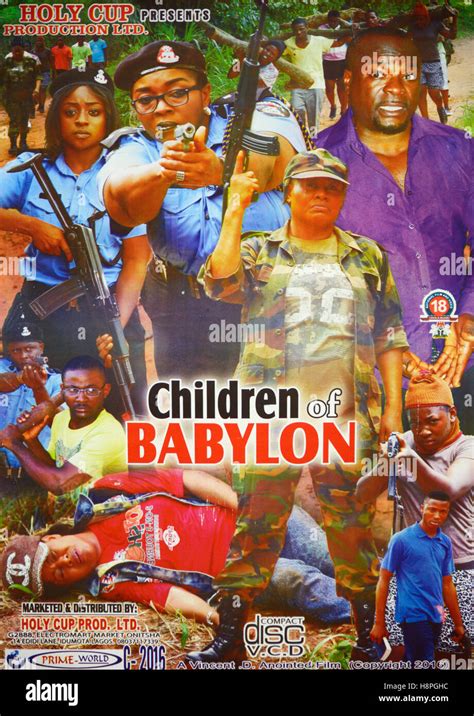 Nigerian Nollywood Film or Movie Poster. Children of Babylon Stock Photo - Alamy