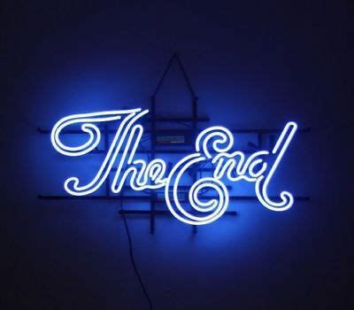 24"x20"New The End Neon Sign Light Man Cave Party Wall Hanging Nightlight Gift | eBay