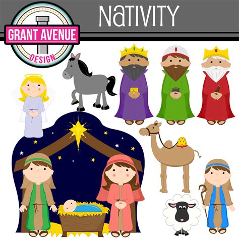 Free Cute Nativity Cliparts, Download Free Cute Nativity Cliparts png ...