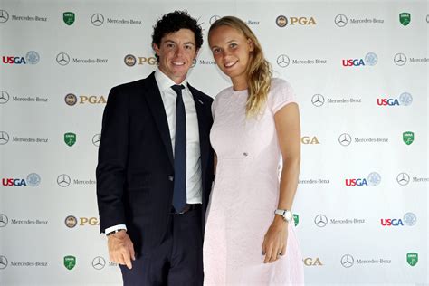 Rory McIlroy With Tennis Player Caroline Wozniacki | Super WAGS ...