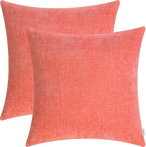 Amazon.com: coral colored throw pillows