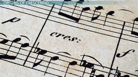 Crescendo in Music | Definition, Symbol & Variations - Lesson | Study.com