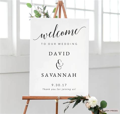 Wedding Welcome Sign Template Printable Welcome to Our | Etsy | Wedding ...