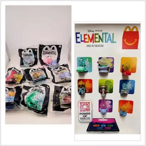 MCDONALD’S HAPPY MEAL TOYS Disney Pixar Elemental complete Set of 8 TOYS SEALED $20.00 - PicClick