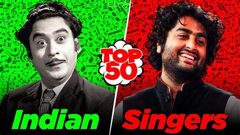 Top 50 Indian Singers Of All Time | CLOBD - YouTube