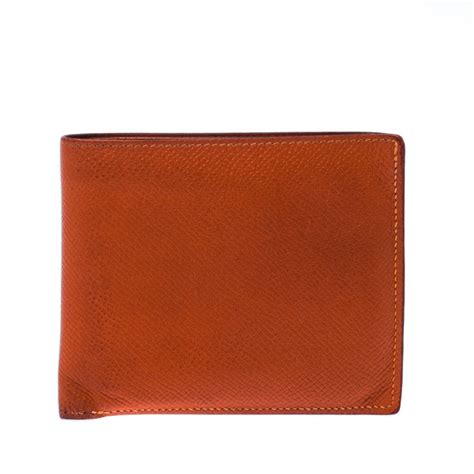 Hermes Orange Epsom Leather MC² Copernic Wallet Hermes | The Luxury Closet