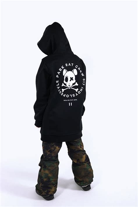 Boys Park Rat V2 Tech Snowboard Hoodie | Indyslopestyle MFG Co.