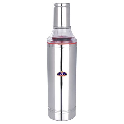 Stainless Steel Nozzle Oil Dispenser without handle 1000ml Red | Apeiron Shop